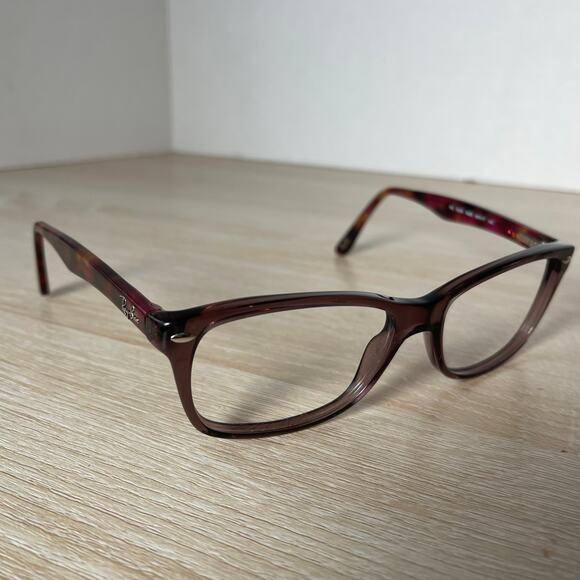 Ray-Ban RB5228 5628 Eyeglasses Red Tortoise Shell Frames Only 55-17-140 - Picture 1 of 8